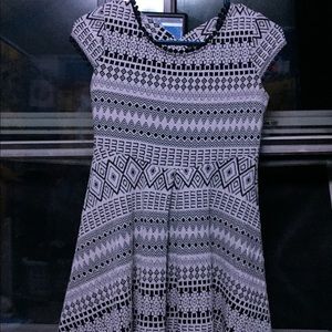 Kiddo by Katie Black and white dress